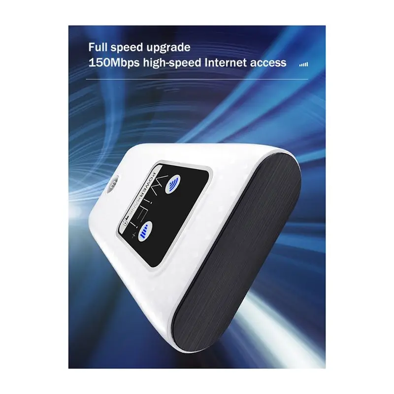 (A12R) 4G LTE 라우터 150Mbps 무선 WiFi 모뎀 6000MAh 보조베터리 라우터 휴대용 무선 WiFi 핫스팟 라우터
