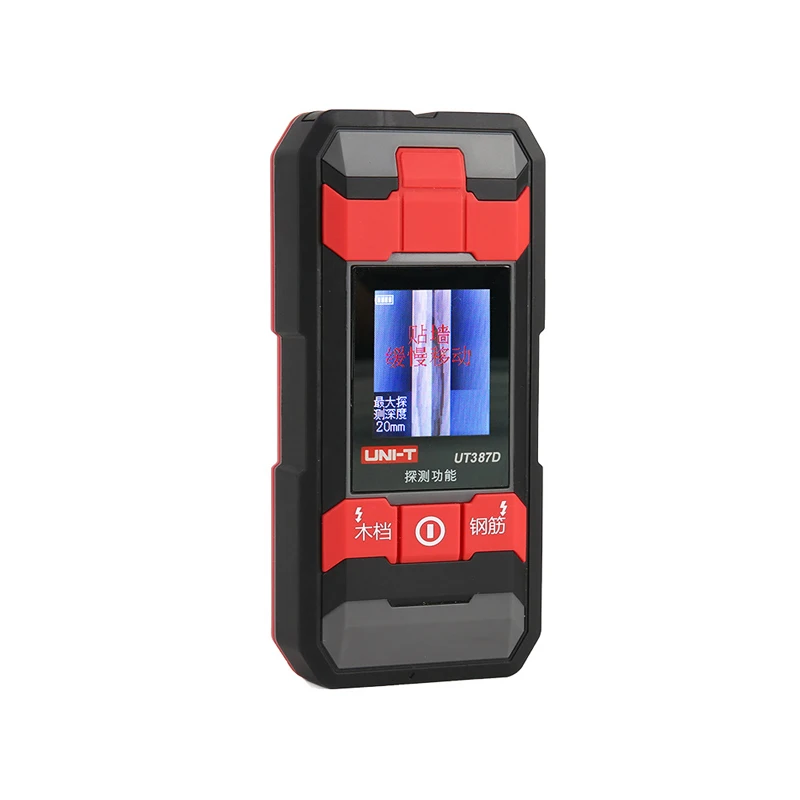 UNI-T 와이어링 금속 탐지기 벽 탐지기 케이블, 전문 LCD AC 전압 구리 목재 탐지, 벽 스캐너, UT387D