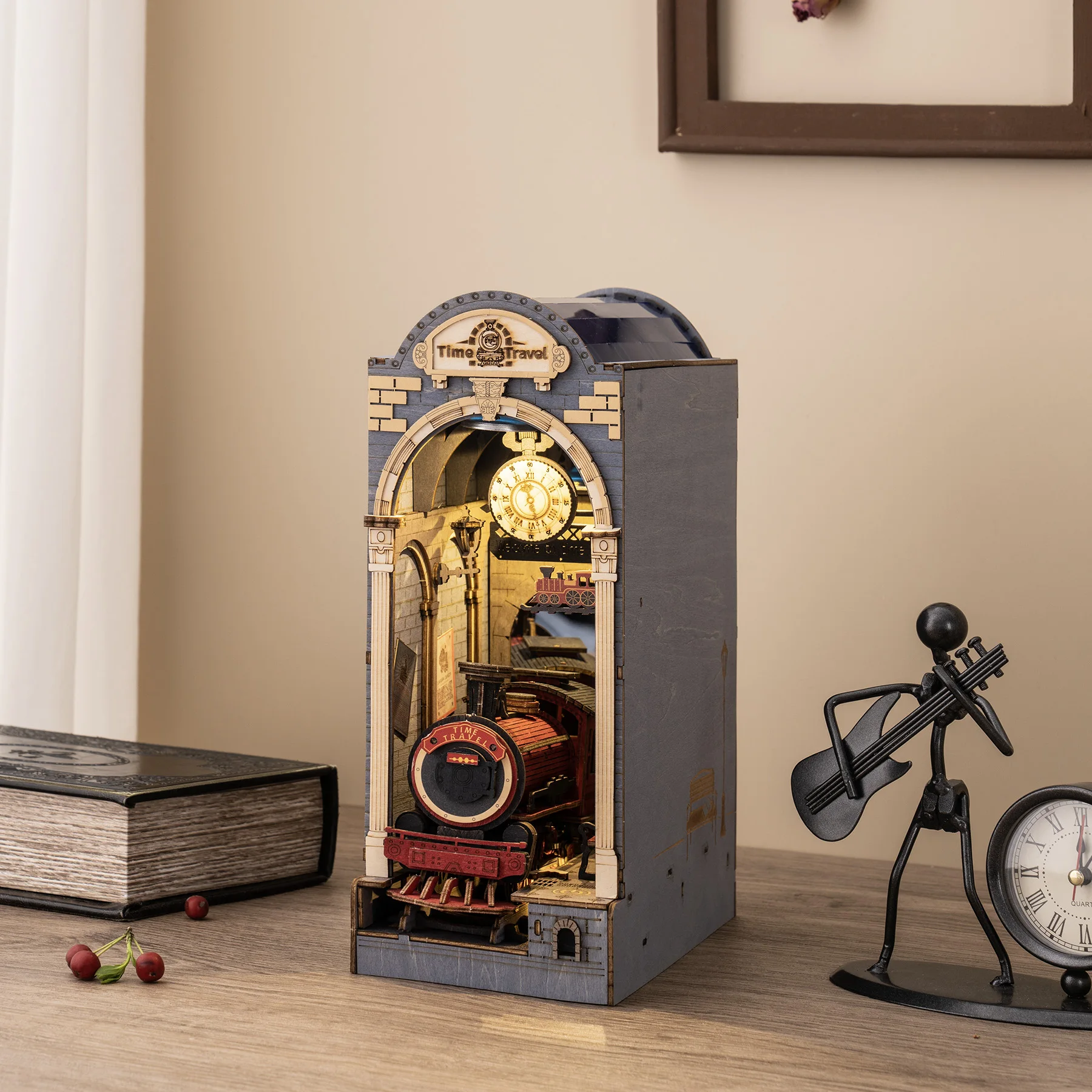 Rolife DIY Miniature Book Nook Time Travel