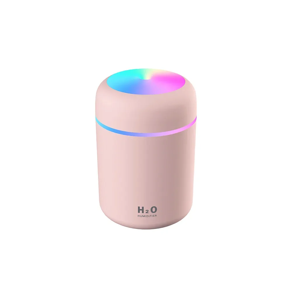 300ML Portable Air Humidifier Aroma Essential Oil Diffuser Mini Mute Humidifier With Night Light Car Air for Home