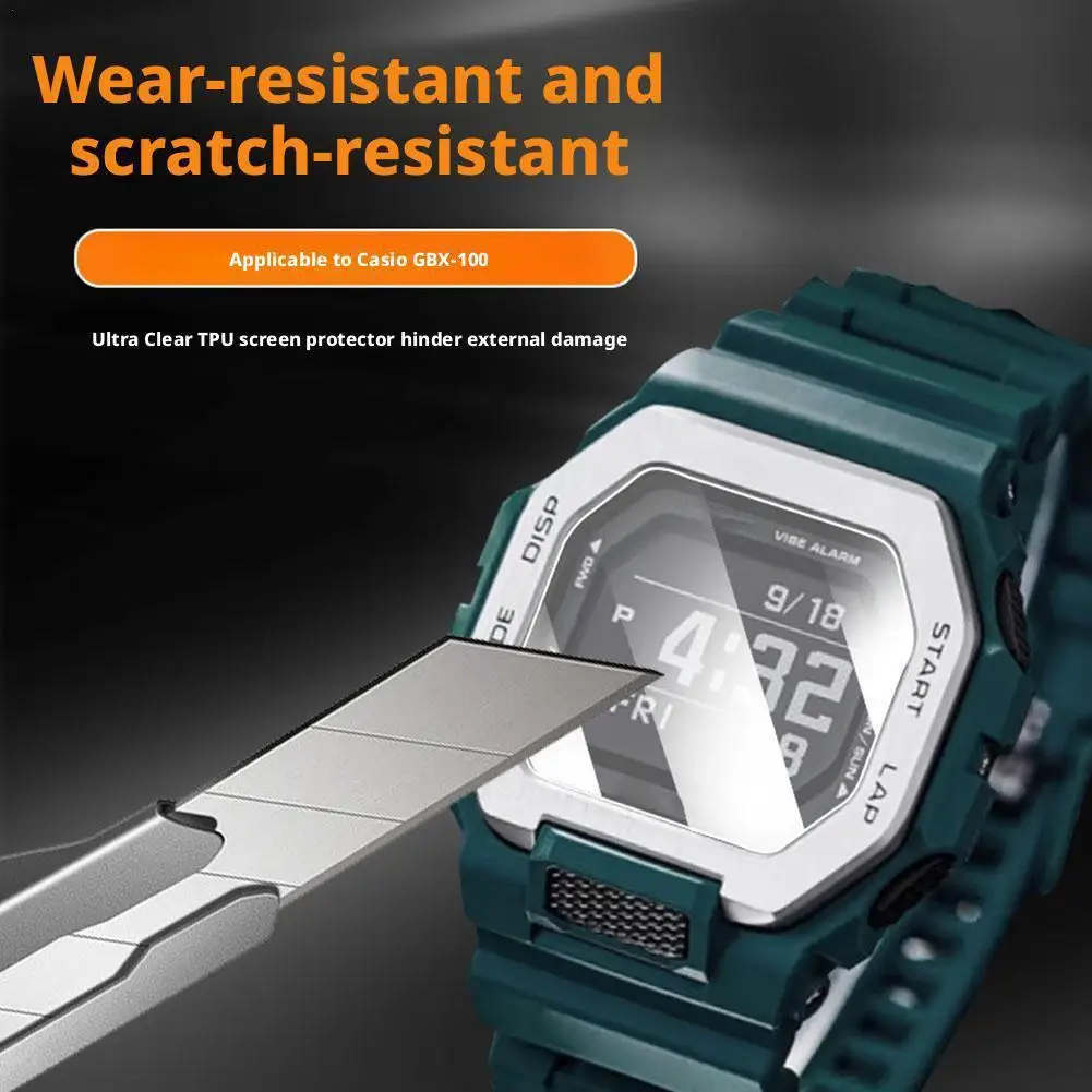 Ultra-Clear TPU Anti-Scratch Watch Protective Film with Full Screen Coverage