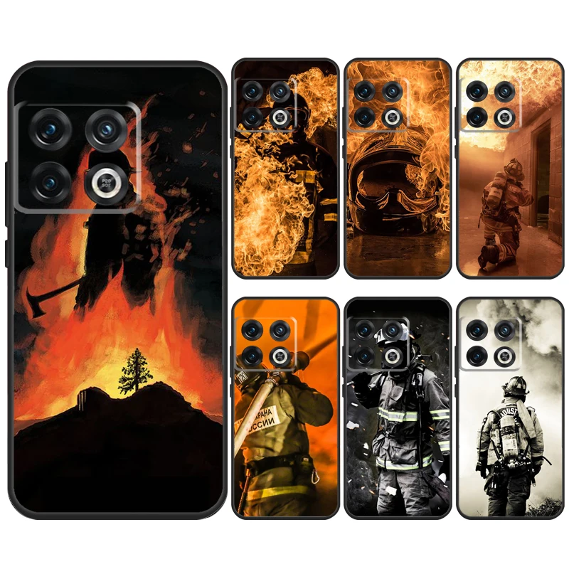 Custodia Fire Fighter Hero Per Oneplus Nord Ce 4 2 3 Lite N10 N20 Oneplus 12 11 9 10 Pro 8T 9Rt 10T 10R 12R Cover