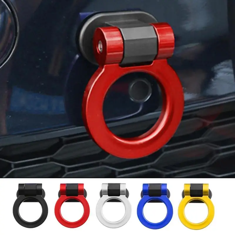 

Trailer Hook Decoration Universaal Car Auto Rear Front Trailer Simulation Racing Ring Vehicle Towing ABS Hook For Cars Exterior