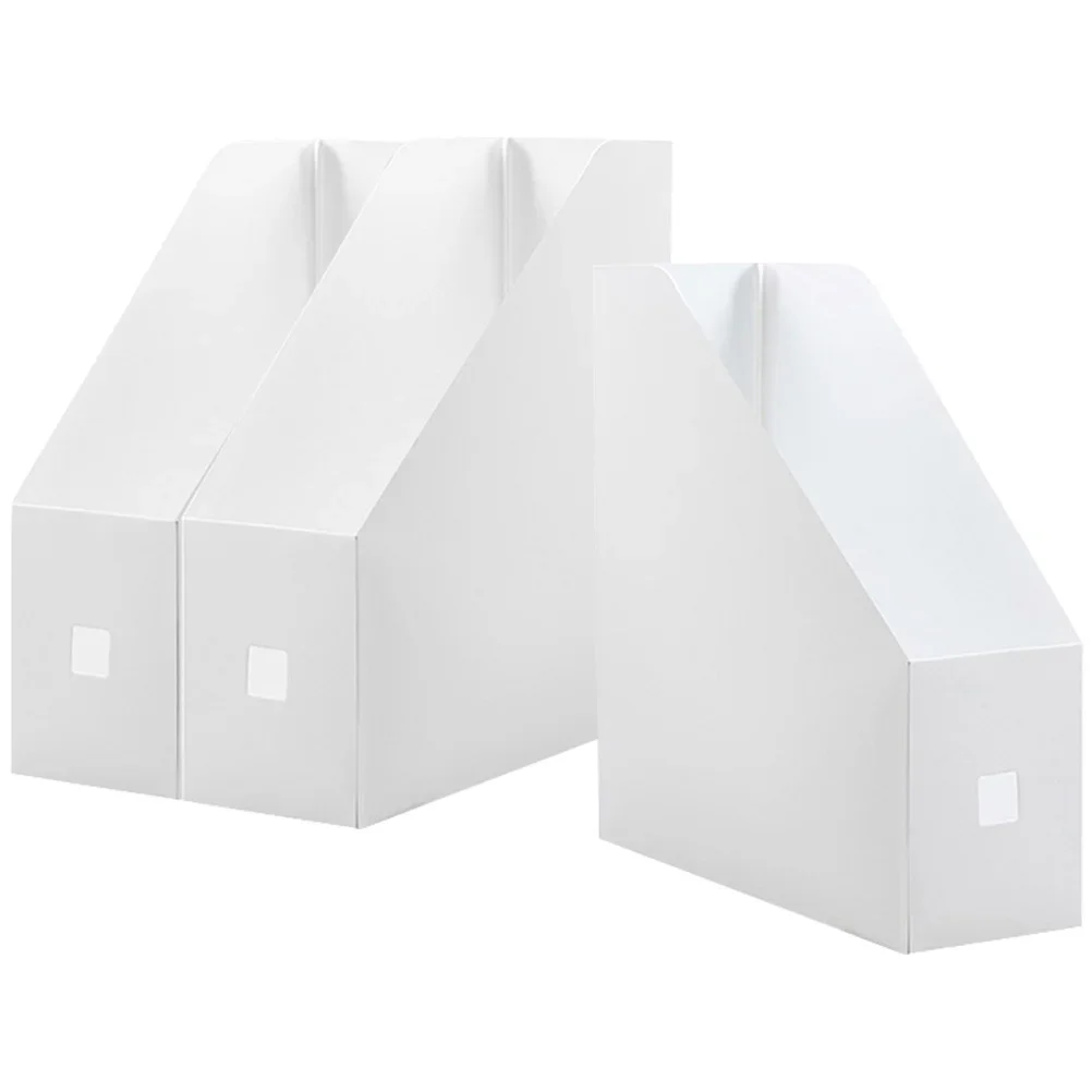 

Стеллаж для хранения документов, органайзер для бумаги, пластиковые полки для хранения офисных книг, 3 подставки для хранения книг