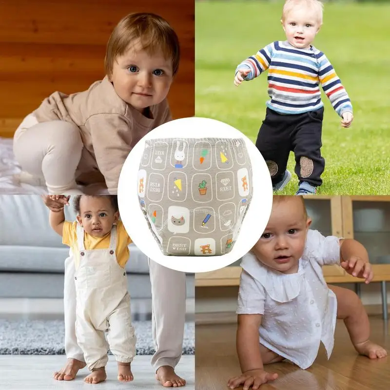 Potty Training Underwear Reusable Training Pants Toddler Underwear Panties Absorbent Pants For Toddler
