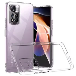 Premium Shockproof Silicone Case - Ultra Thin, Clear, Soft Protective Shell for Transparent (REDMI NOTE 10S)