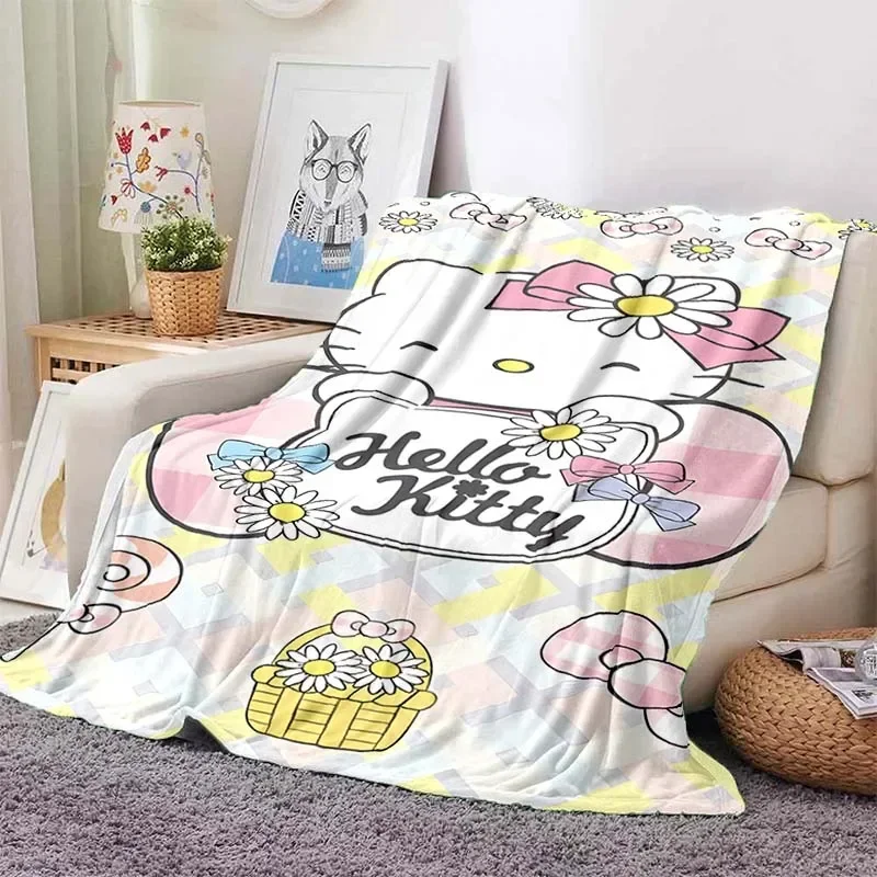 Coperta in micro pile ultra morbida, con varie ciambelle, calda coperta