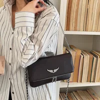 Nouveau sac messager bandoulière à chaîne, style français, classique, tendance et polyvalent, pour femme, modèle 2026, avec wi 3