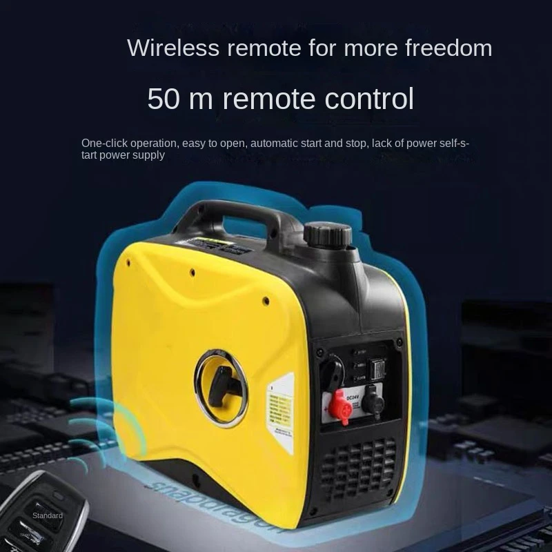 Description Picture 4 of item2500W Parking Air Conditioner Automatic Gasoline Generator 24V Remote Start DC Cargo Vehicle Silent Small Diesel Household