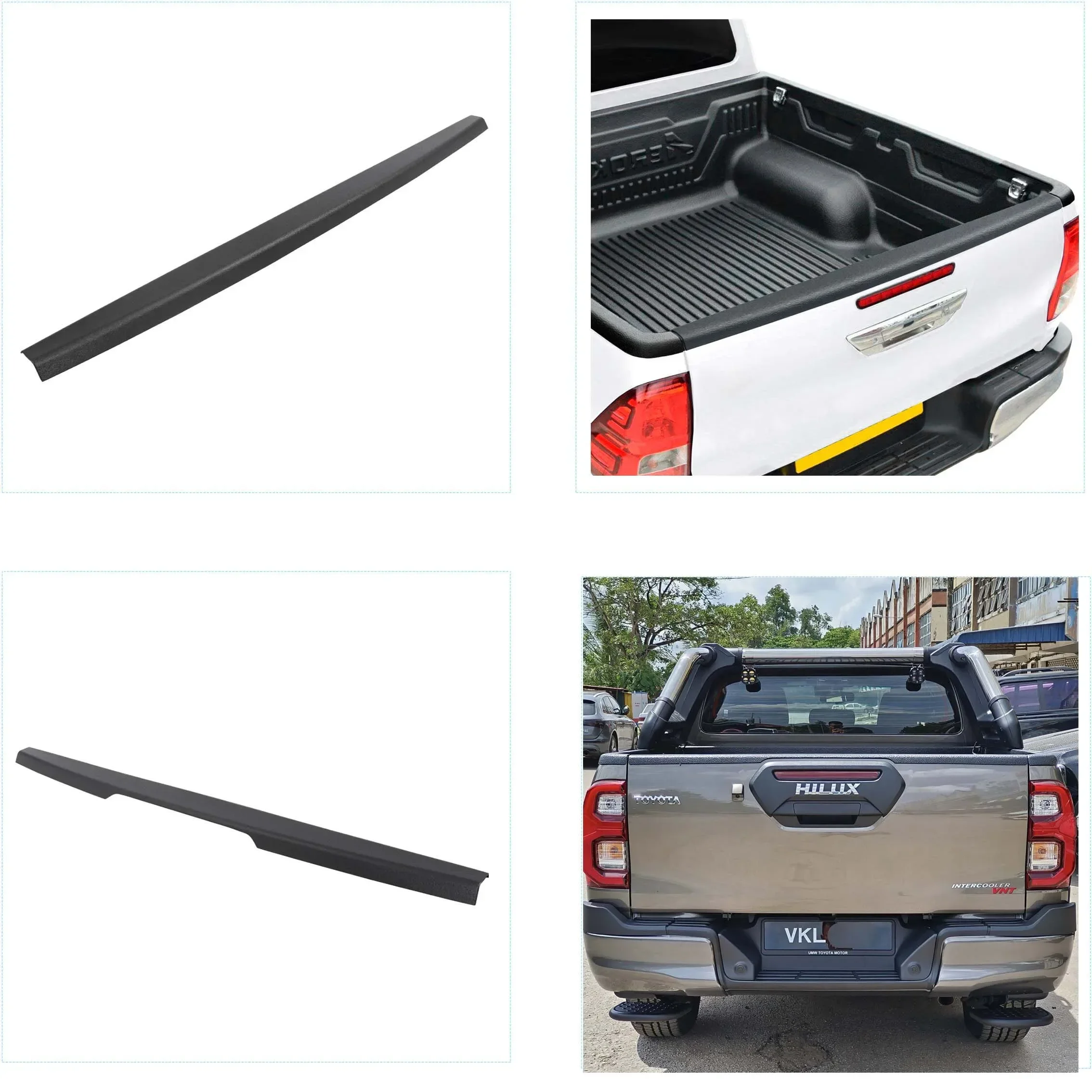 ハイラックス純正テールゲートハンドルマットブラック