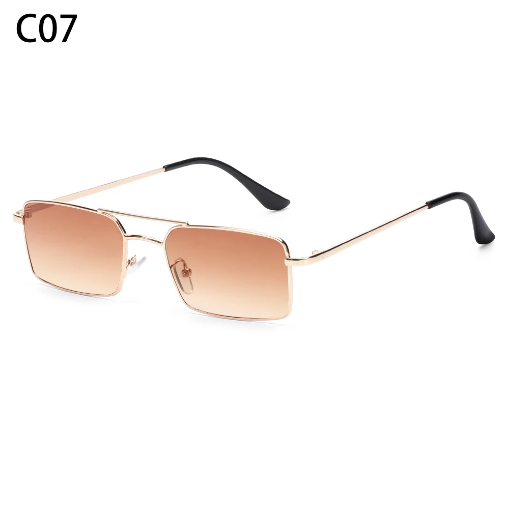 Unisex Fashion Vintage Small Oval Sunglasses Vintage Gold Silver Frame UV400 Clear Lens Metal Sun Glasses Brand Shades Eyewear oversized square sunglasses Sunglasses