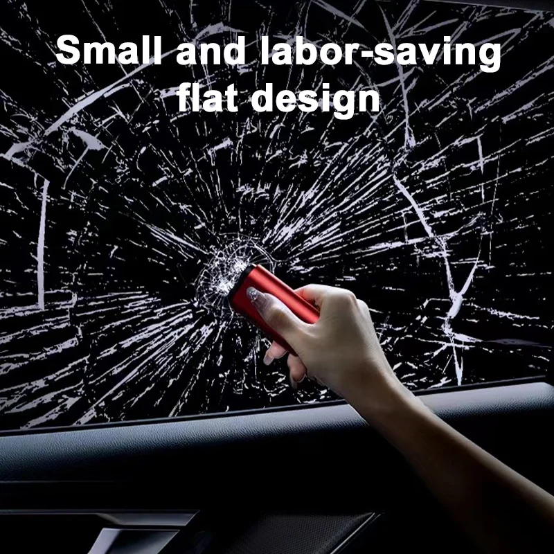 Alloy Car Safety Hammer Multifunction Car Glass Window Breaker Seat Belt Cutter Life-Saving for Emergency Escape