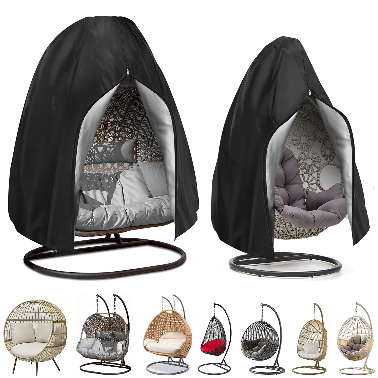 Waterproof Oxford Cloth Hanging Egg Chair Cover