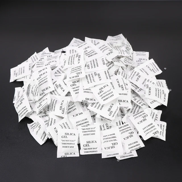 200Pcs DIY Silica Gel Desiccant Absorb Moisture Multipurpose Drying Agent  Bags 1g Silica Gel packs - AliExpress