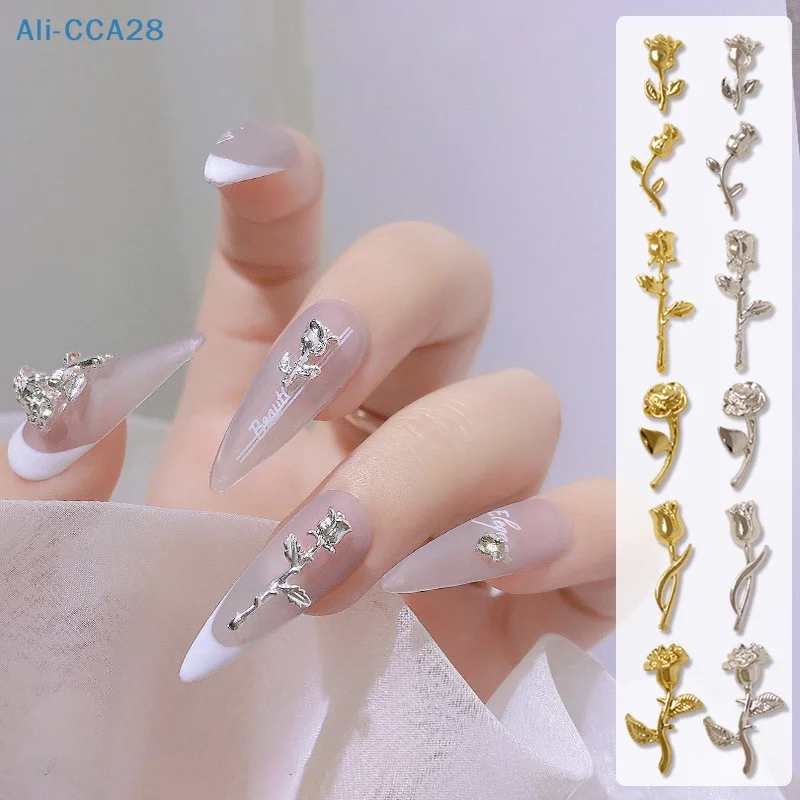 

10 шт., подвески из сплава для украшения ногтей