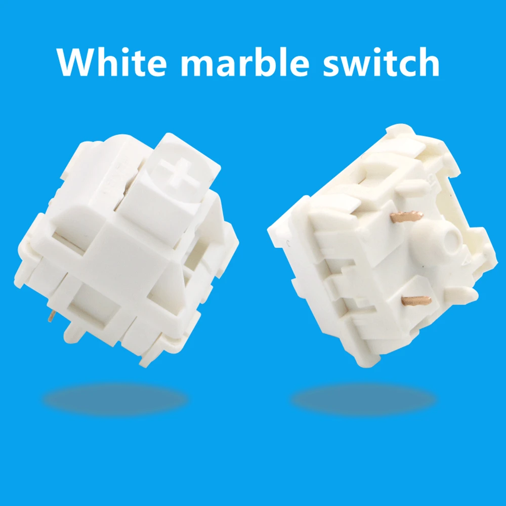 MechanicalKeyboardSwitchesMilkyJadeWhiteSwitchKeyboardLinear