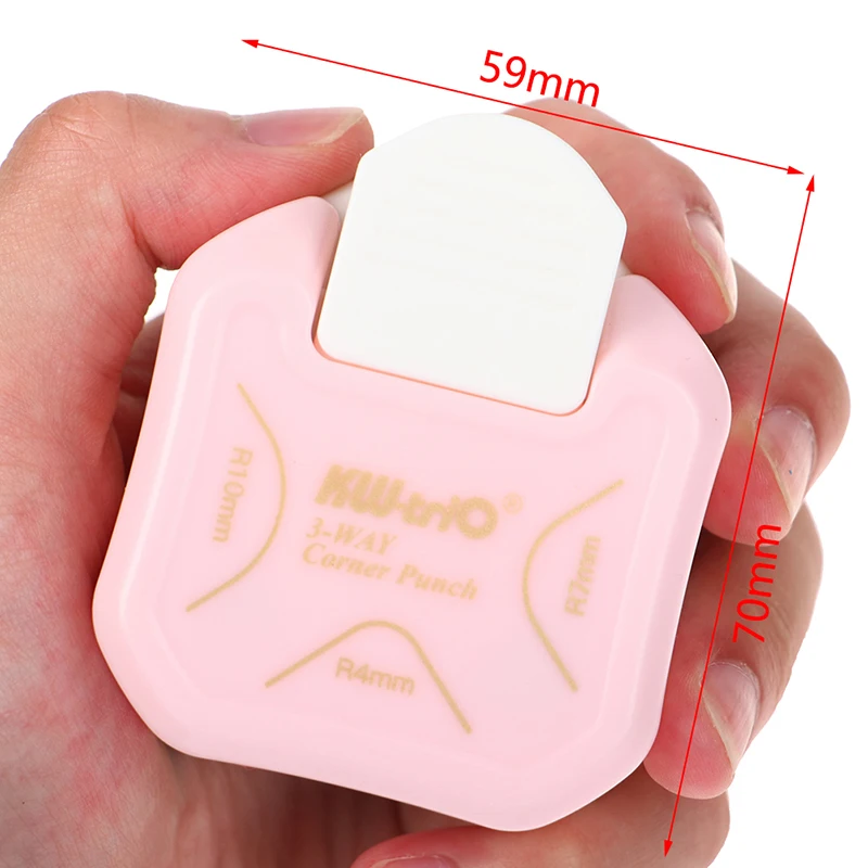 미니 코너 라운더 펀치, 3 웨이 코너 커터, DIY 라운드 엣지 트리머