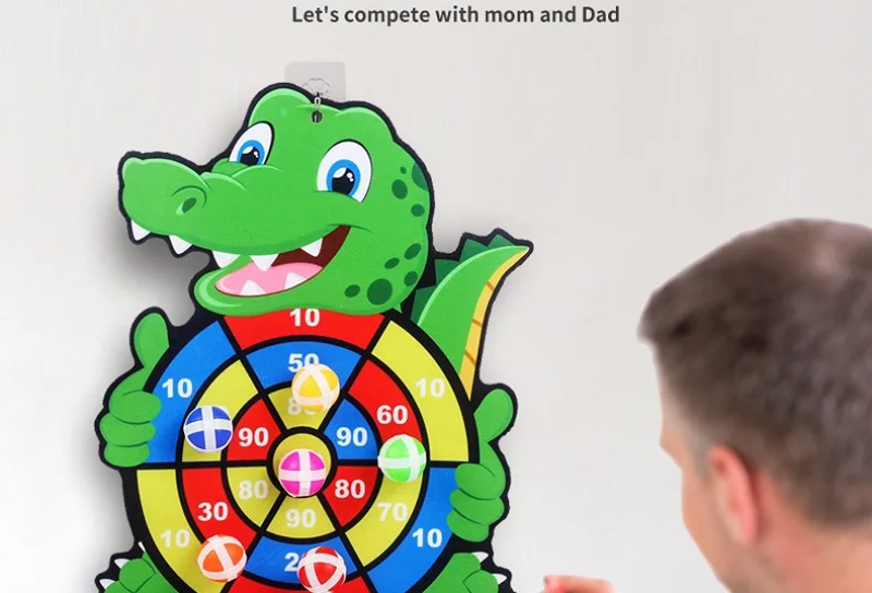 Kids Sticky Ball Dart Target Board Sports Game Toys For Children Boys Girls 4-6 Years Outdoor Indoor Child Sticky Ball Throw Toy 14 Kids Sticky Ball Dart Target Board Sports Game Toys For Children Boys Girls 4-6 Years Outdoor Indoor Child Sticky Ball Throw Toy