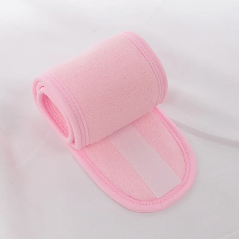 Women Soft Toweling Hair Accessories Girls Yoga Headbands for Face Washing Bath Makeup Hair Band Adjustable SPA Facial Headband