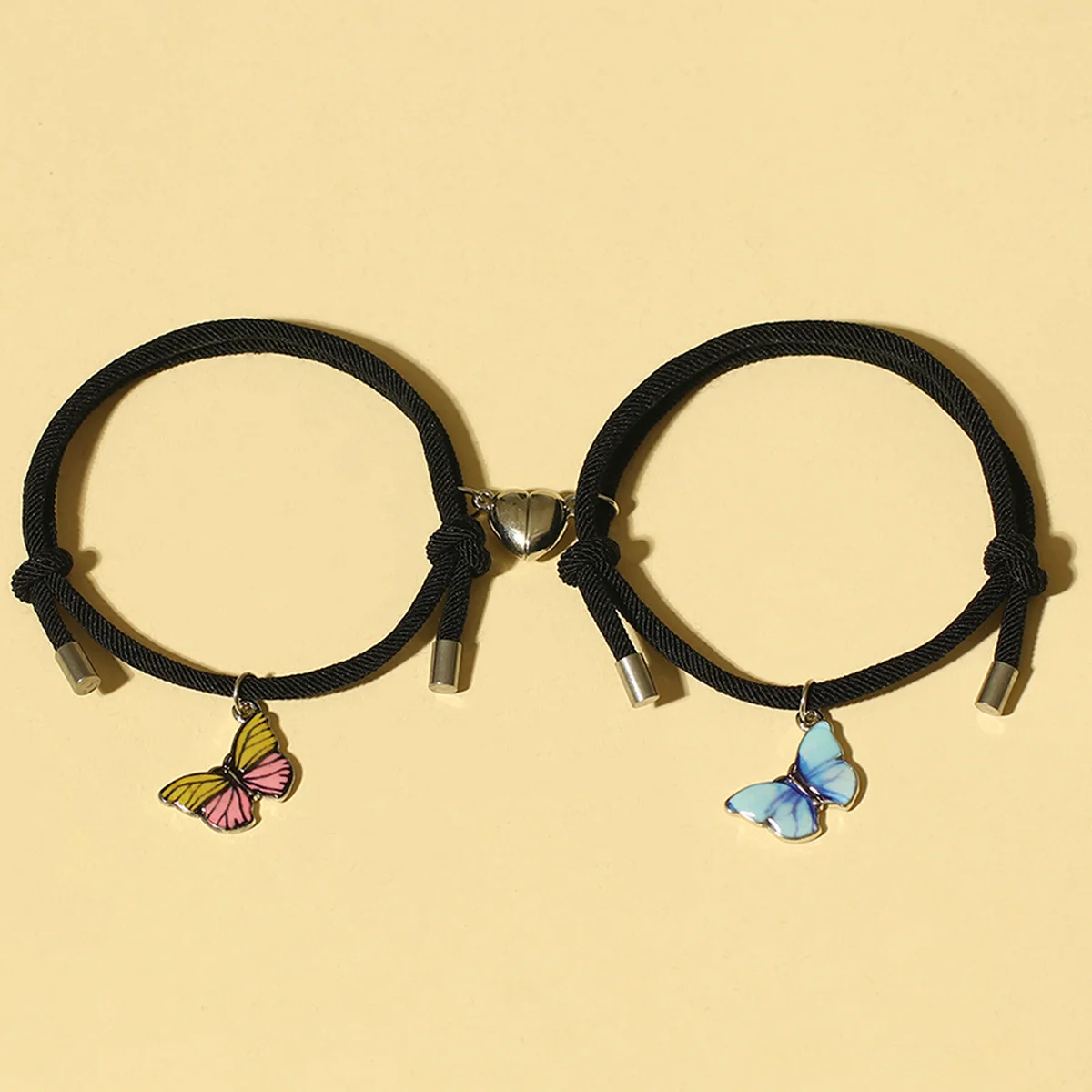 Butterfly Couples Pendant Luminous Bracelet For Women - Image 5