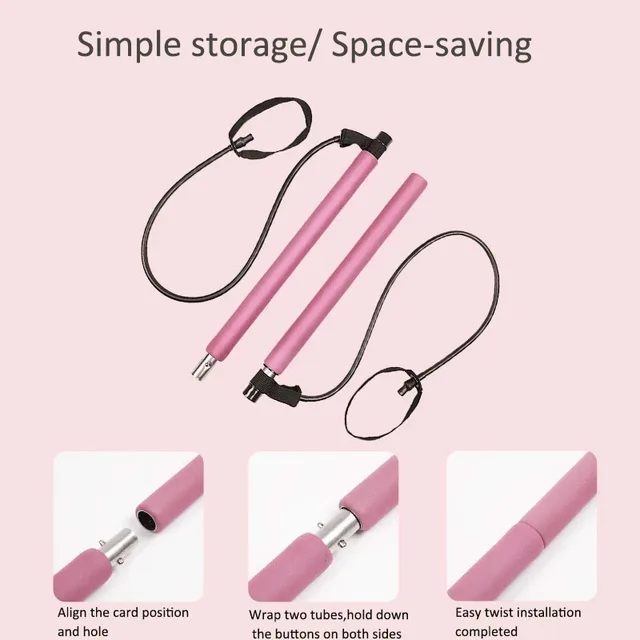 Multi-Functional Resistance Bands Tension Rod Workout Exercise Outdoor Fitness Training Pilates Home Gym Stretch Elastic Band 4