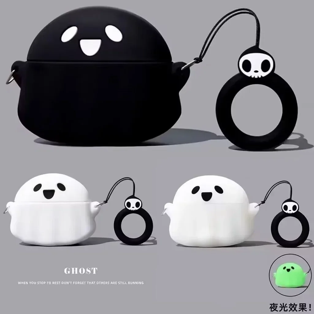 Cartoon Luminescent Ghost Cover Protective Silicone Case