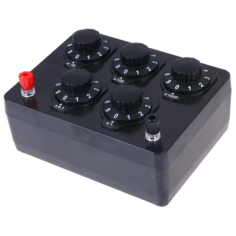 0-9999.9 Ohm Variable Decade Resistor Resistance Box Physical Teaching Tool variable decade resistor