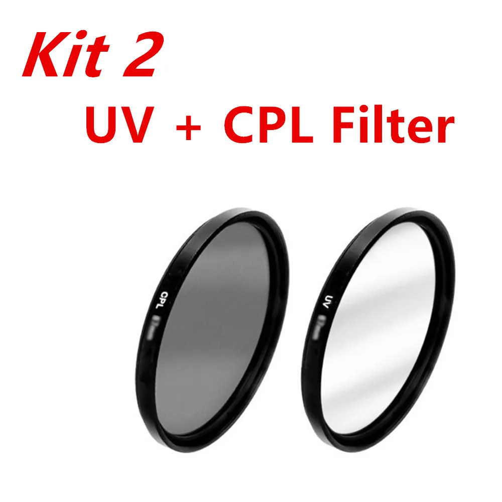 37ミリメートルuv cplフィルター金属レンズフードキャップパナソニック