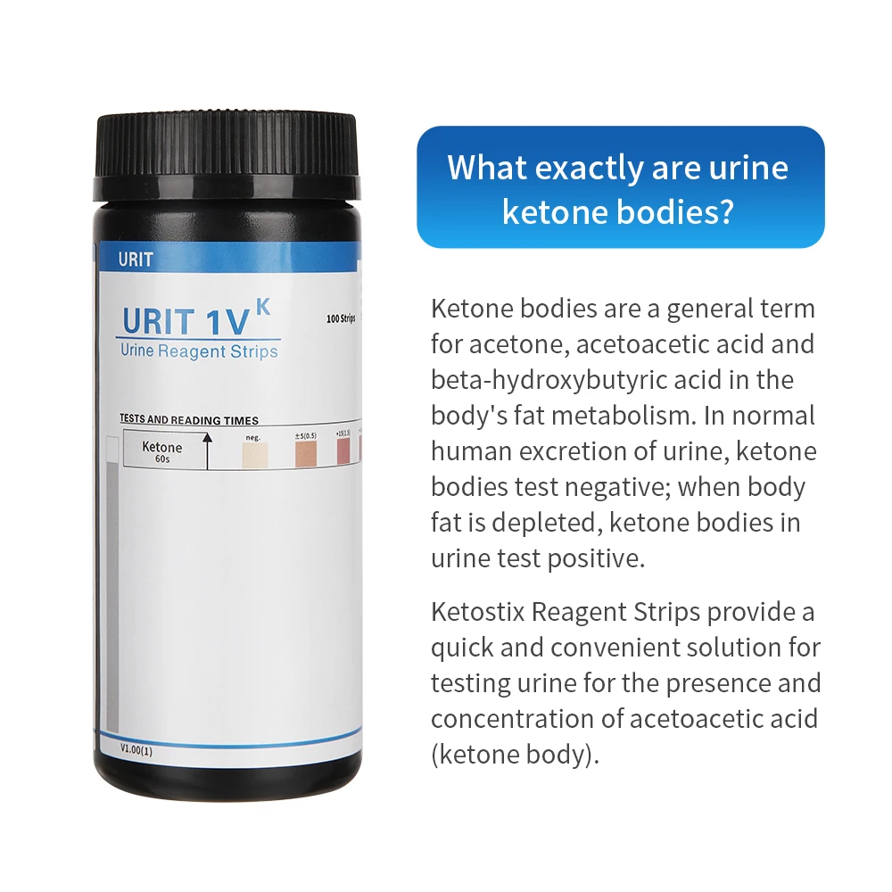 URIT Urine Visual Test Strip Measurement Urobilinogen、Bilirubin、Blood、Nitrite、PH、Specific Gravity、Protein、Glucose、Ketone