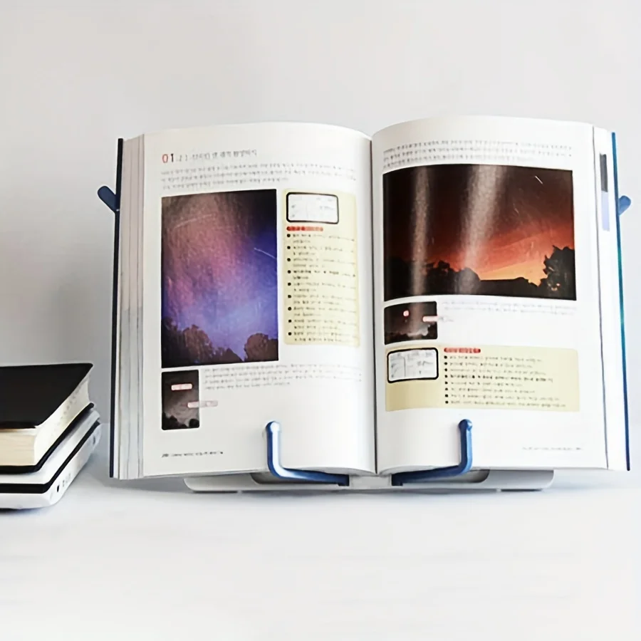 Lightweight Adjustable Portable Book Stand for Reading, Music Scores & Drawing – Durable Plastic 4