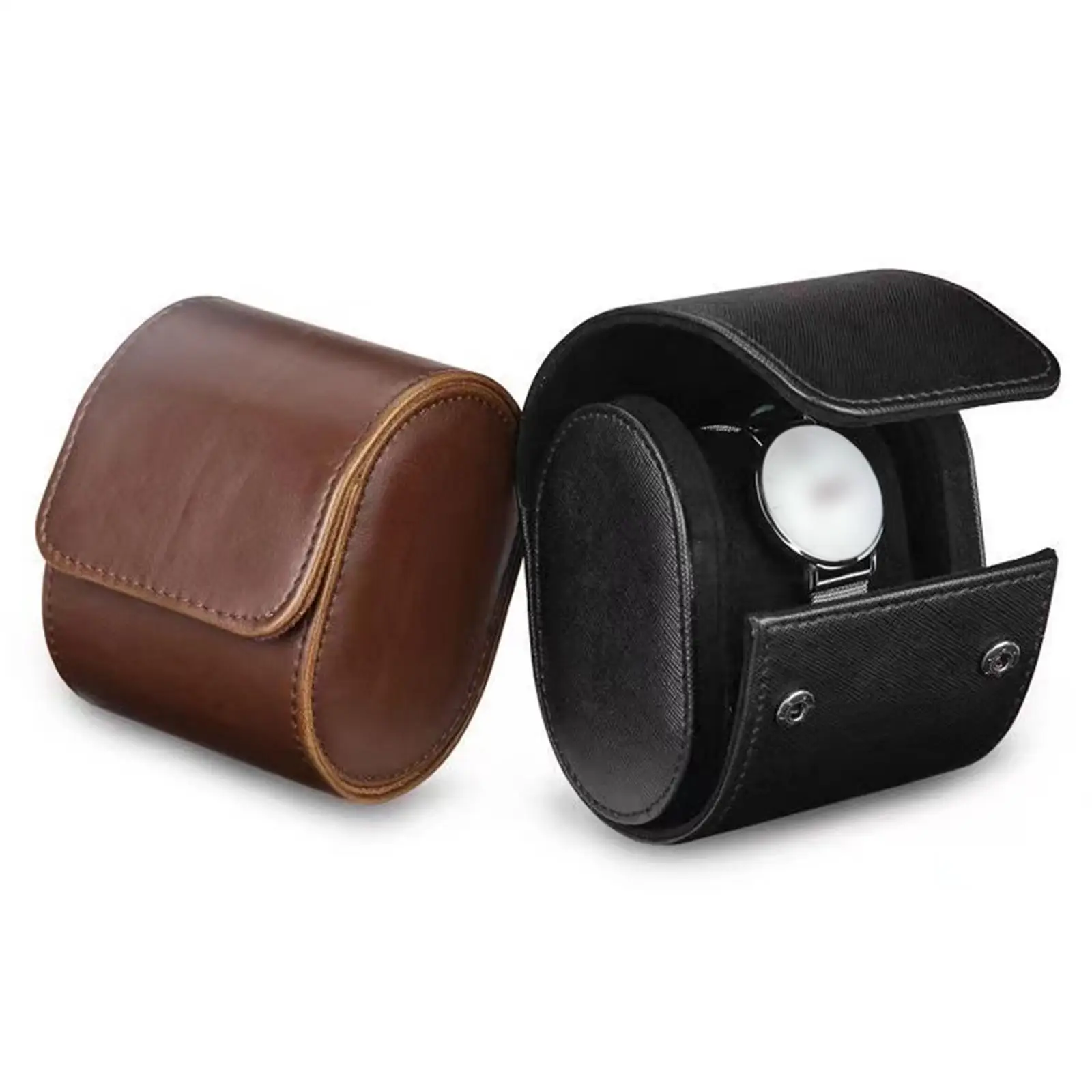 Single Watch Roll Travel Case Wristwatch Holder Display Watch Storage Case