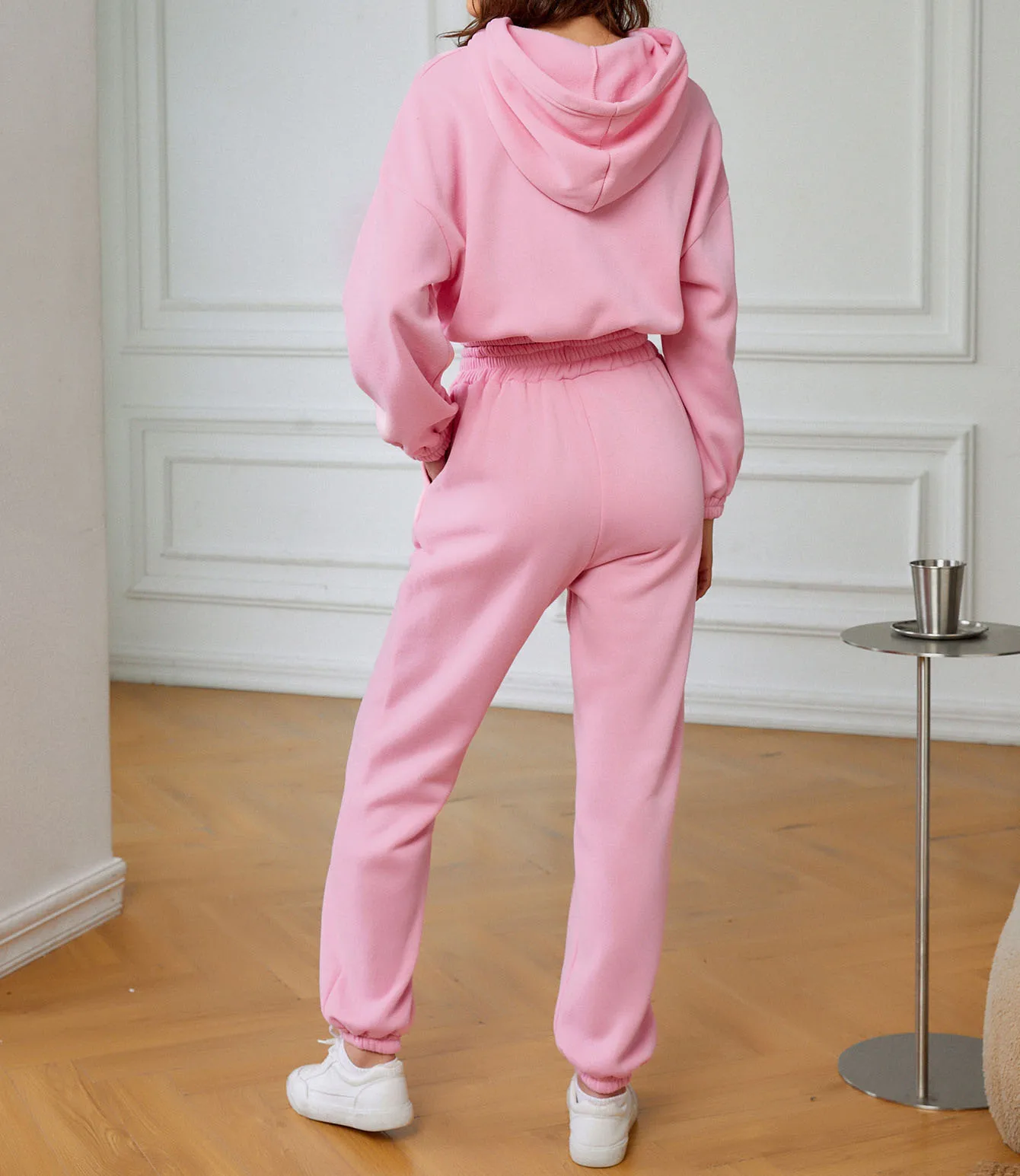 2 Piece Sets Women Tracksuit Autumn Winter Hoodies Top Pant Suits Sweatshirts Jogging Pant Outfits Sweatpants
