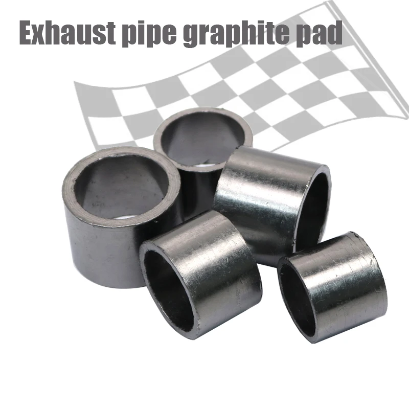 Universal Muffler Exhaust Pipe Graphite Gasket 45mm 50mm 33mm Seal Ring