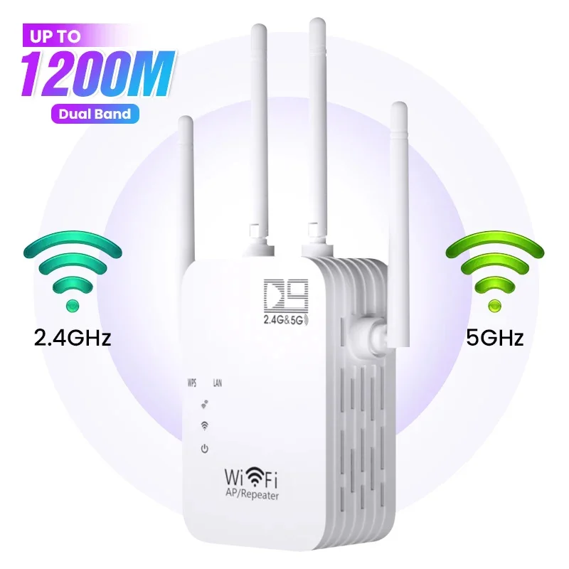 5G Long Range Wifi Repeater Wifi Signal Amplifier Wi-fi Network Extender  Wifi Booster 1200m 5Ghz Wireless Repeater Wi Fi 5 Ghz - AliExpress