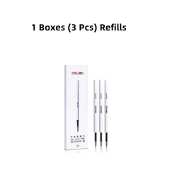 Deluxe Metallic Writing Pen - 0.5mm Gel Ink in Gold and Silver (1 Box Refill)