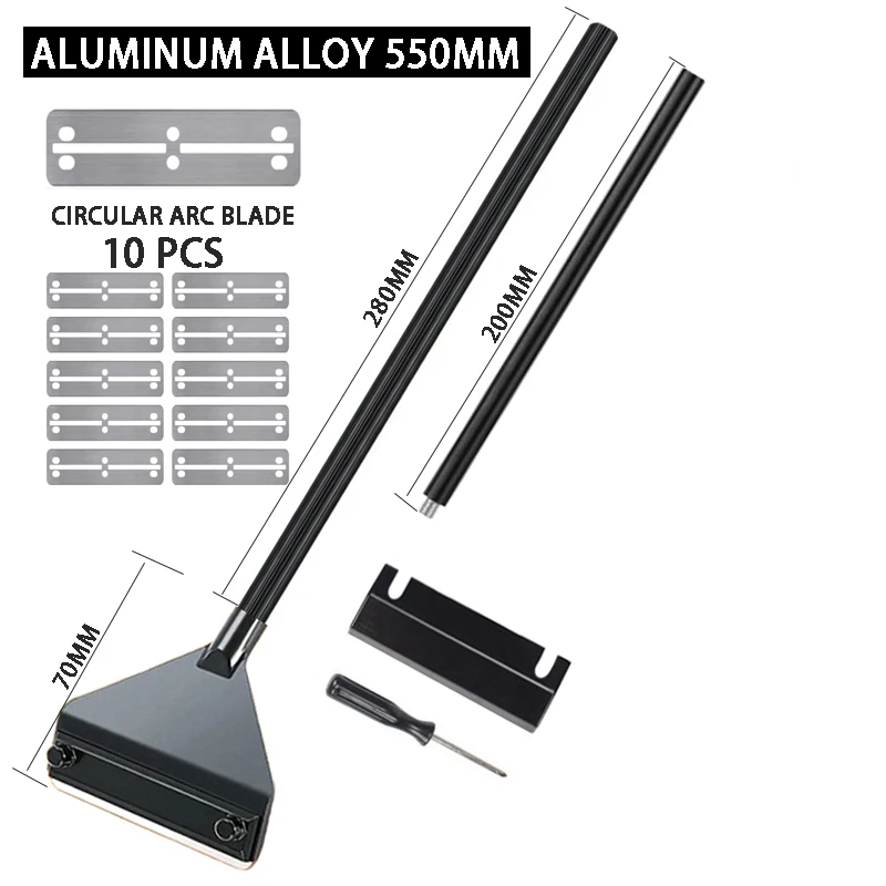 אקווריום אצות מסיר סגסוגת אלומיניום נירוסטה להב דג מיכל זכוכית מים צמחי דשא ניקוי כלים אביזרים