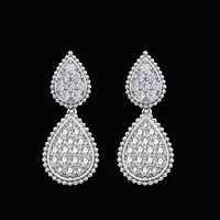 2024 Best Selling 4-Piece Bridal Wedding Jewelry Set Dubai Nigeria Jewelry Set Women's Wedding Party Accessories Design 6
