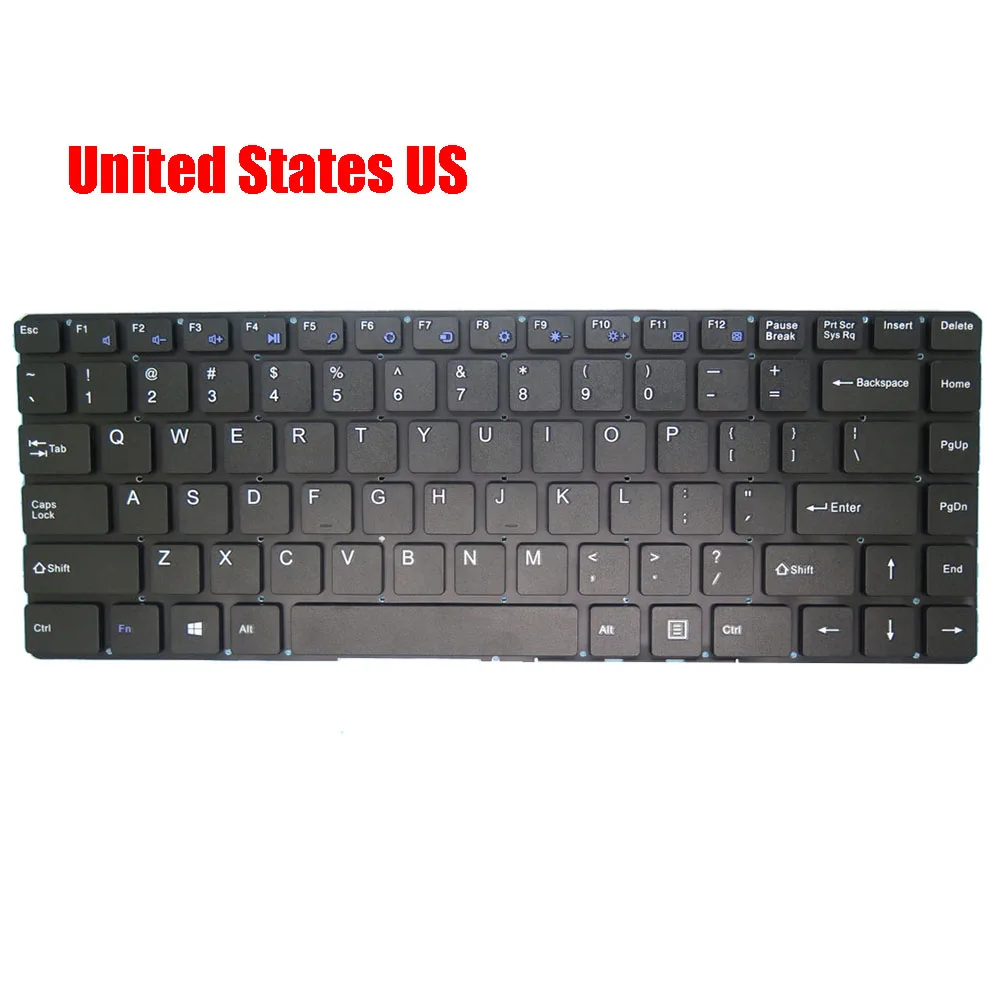 Laptop Keyboard For VOYO Vbook V3 MB3002008 PRIDE-K2606 Black GreeK GK/US United States