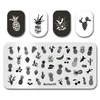 Nail Art Stamp MouTeen173 New Year Christmas Day Nail Plates Stamp Manicure Set For Nail Art Stamping 6