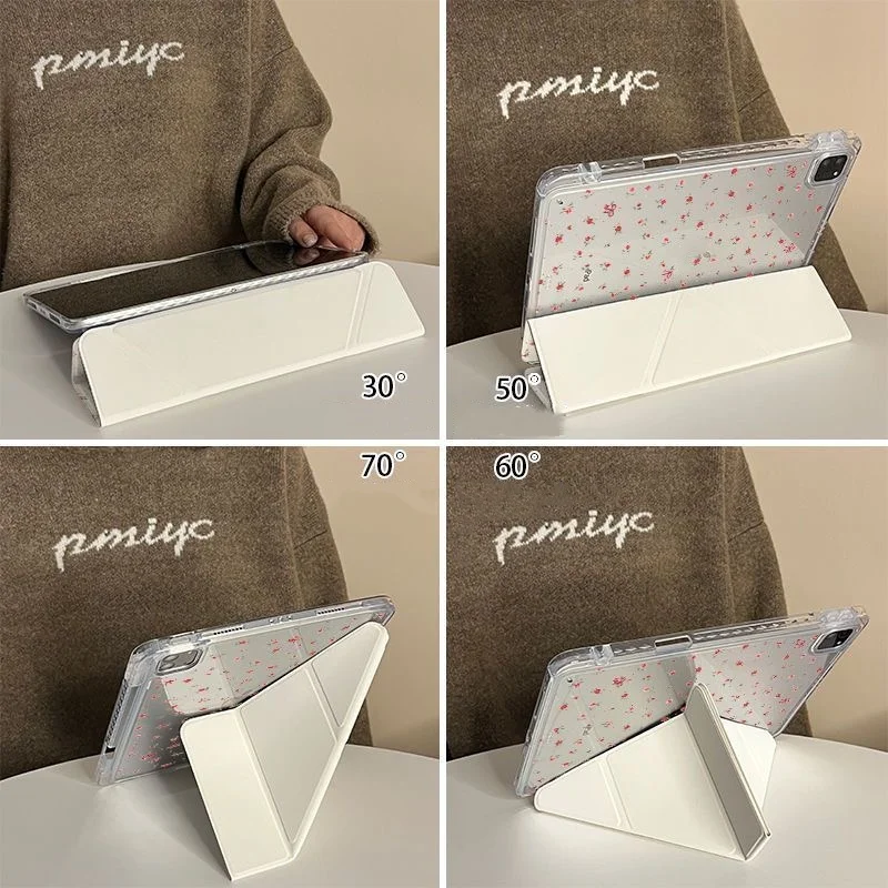 Elegant Floral Tablet Case with Advanced Protection