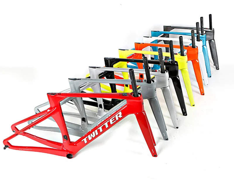 ロードレーシングバイクカーボンフレーム、Twitter r10、クイック