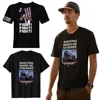 Trump America T-Shirt USA Freedom Short Sleeve Print T-Shirt Novelty Graphic Trump Shot Fight T Shirt Men Women Streetwear 2