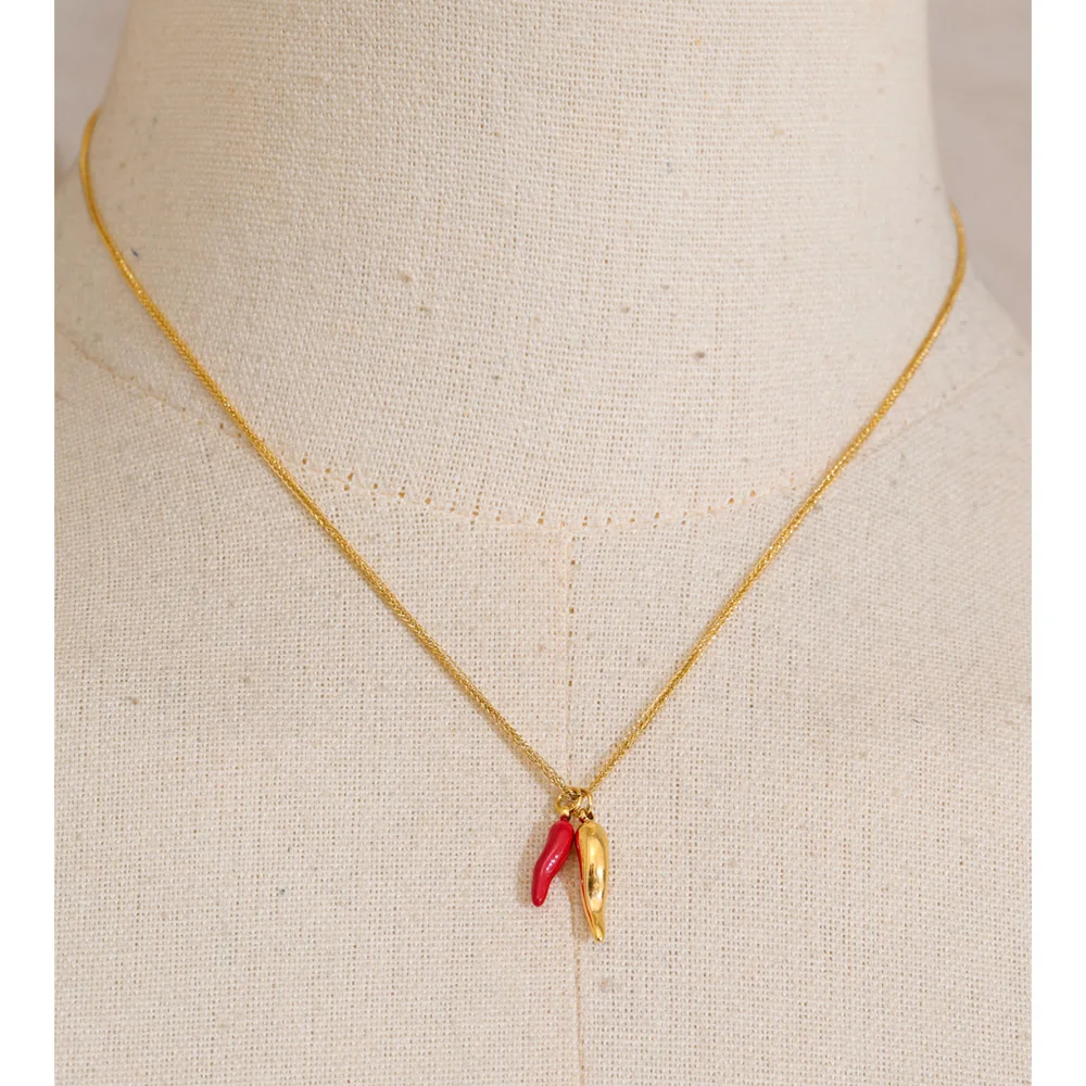 Yhpup Stainless Steel Necklace Jewelry