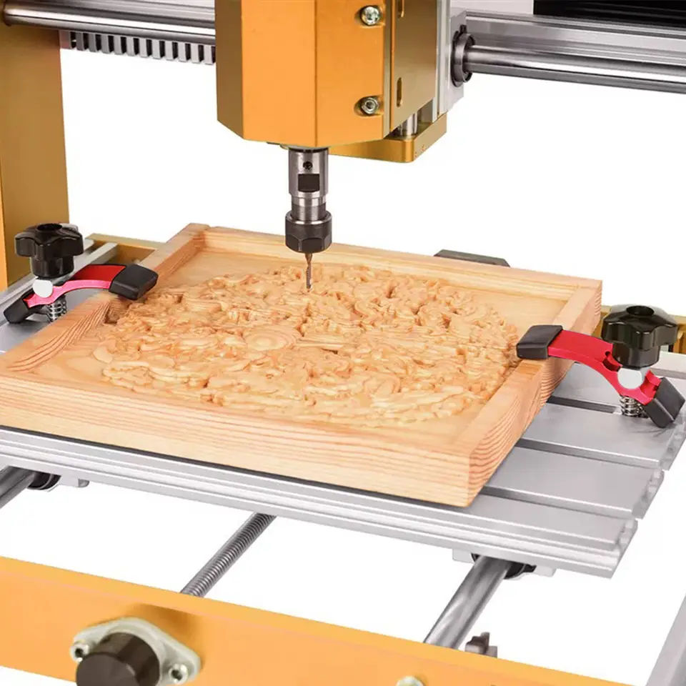 1/2Pc Quick Acting T-Track Hold Down Clamp with T Silder Aluminum Alloy Woodworking Clamps Jig for Routers Drill Presses CNC image 5