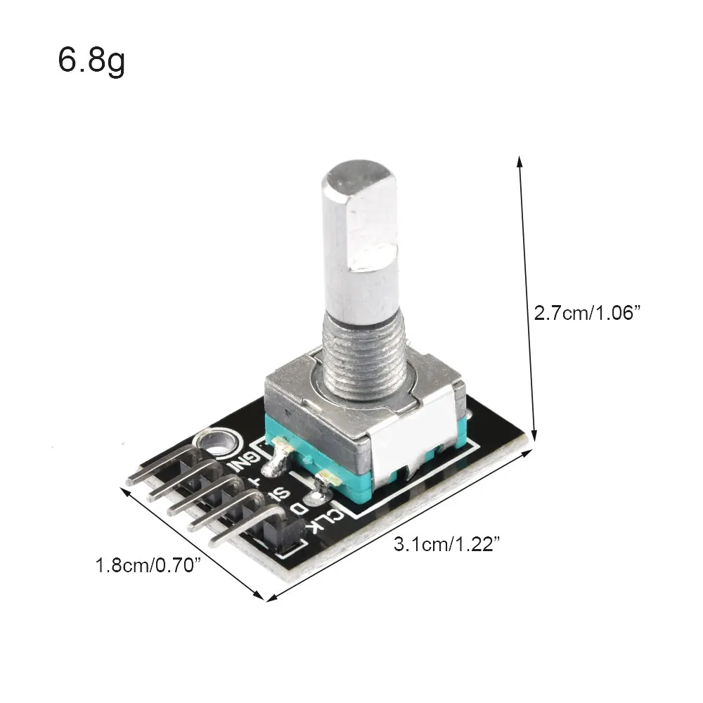 Yo-ko 　0405 5Pcs KY-040 360º Rotary Encoder Module with Inner diameter 6mm