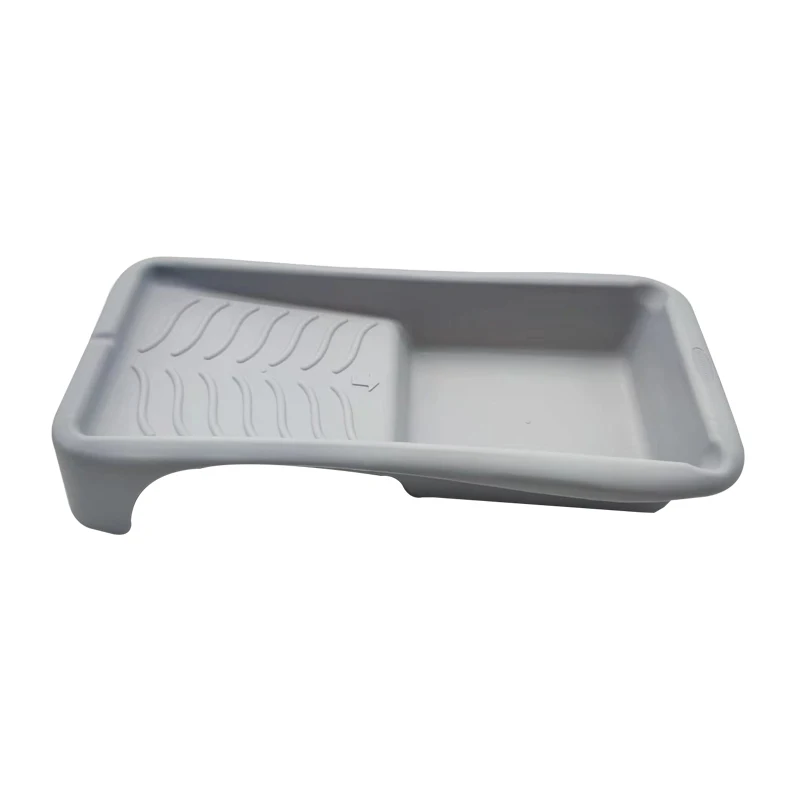 4inch 9inch Paint tray for household wall painting treatments gray/yellow plastic paint pan roller plate tools