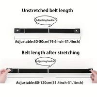 1pc Buckle-Free Belt For Jean Pants,Dresses,No Buckle Stretch Elastic Waist Belt For Women/Men,No Bulge,No Hassle Waist Belt 2