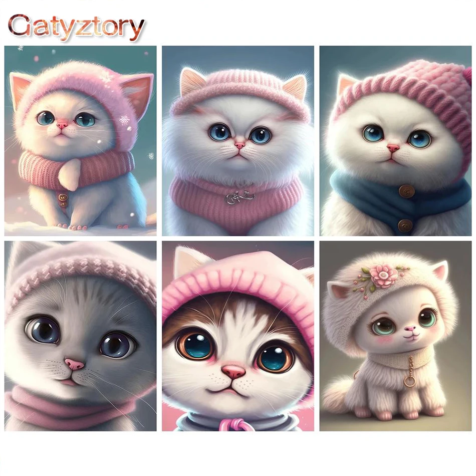 

Картина по номерам на холсте Кот, 60x75 см