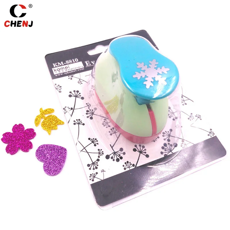 Large Diy Paper Cut Foam Maker Puncher Scrapbook Flowers Punch Labor Saving Children Hole Punch Embossing DIY Craft Hole paper punch paper craft punch embossing maker