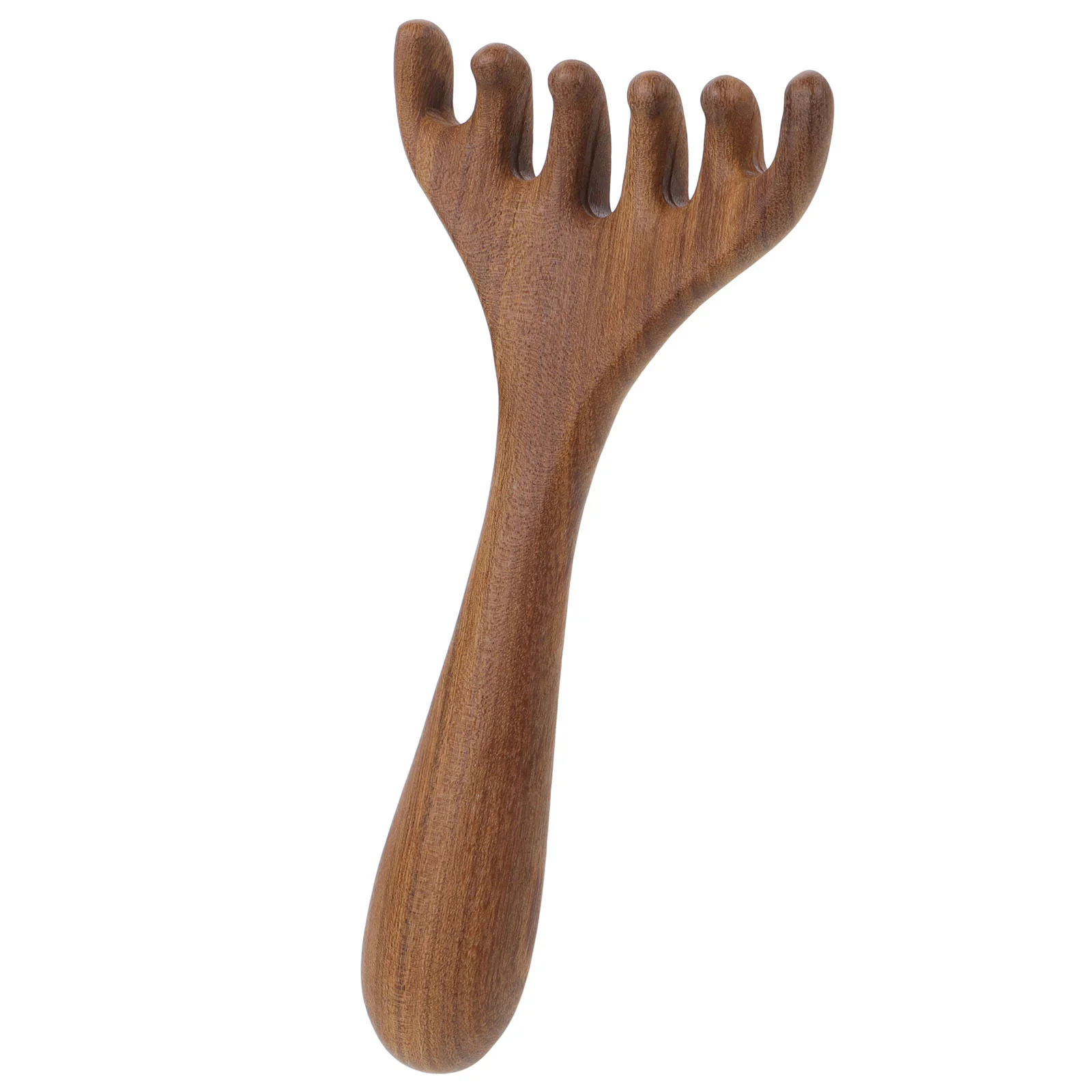 

Пятизубчатая Массажная расческа массажер для тела инструмент для массажа кожи головы деревянные инструменты ремесло надежное соскабливание креативное дерево